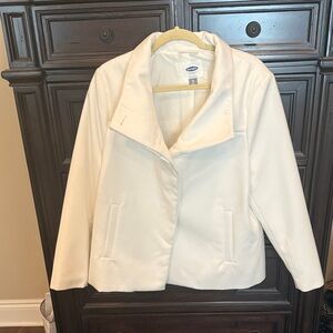Old Navy Cream Pea Coat size XL